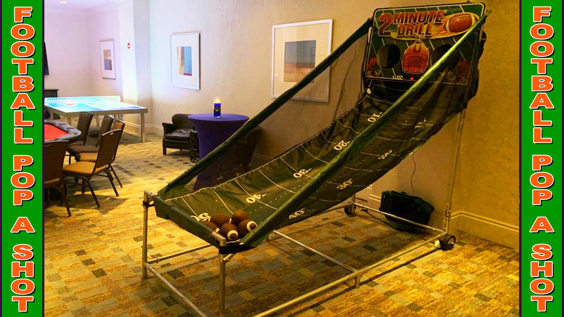 football pop a shot party rental game south florida